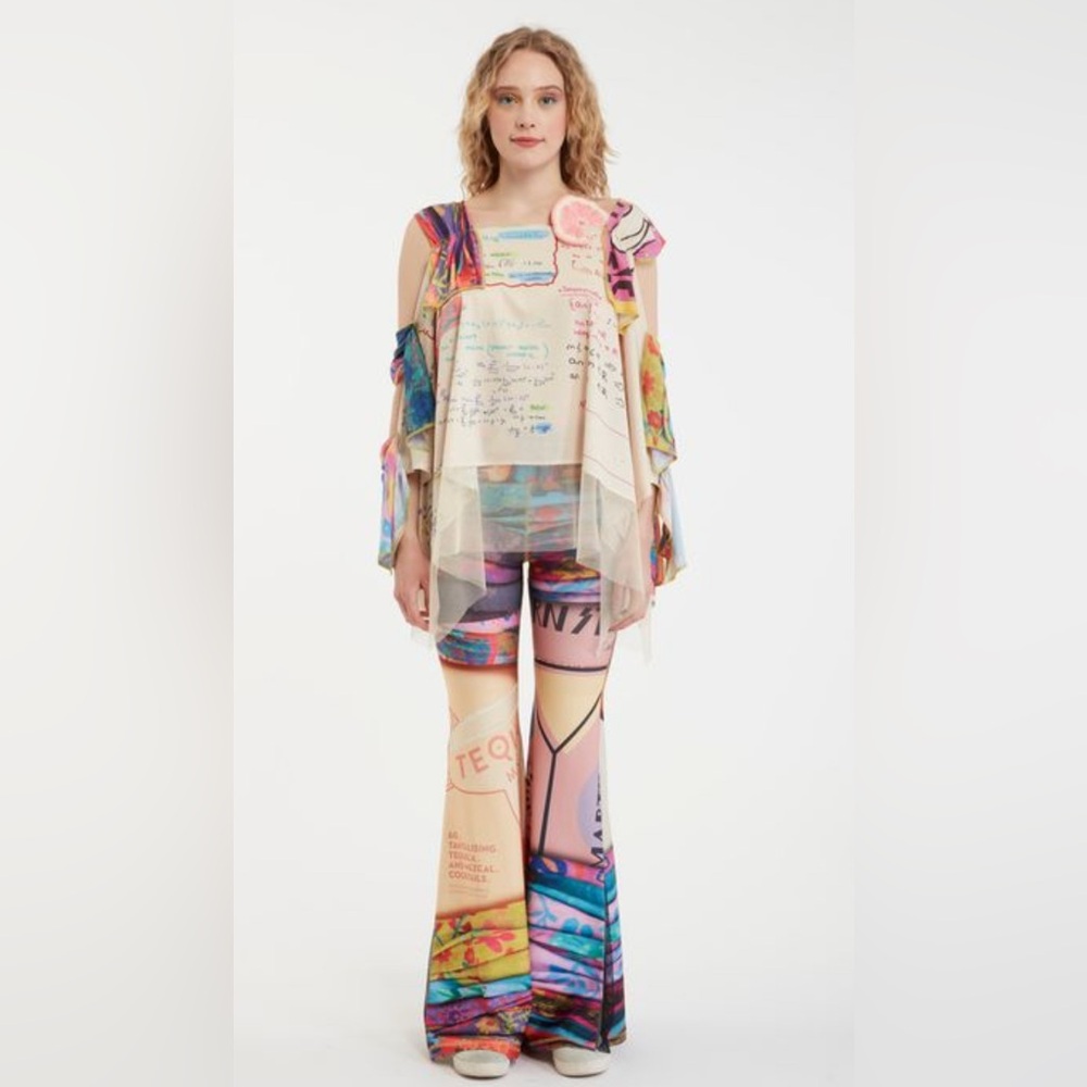 NEW IPNG Summer Maths Shake Shawl Top & Comfort Pants - US Size 10/12